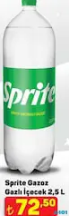 SPRİTE GAZOZ GAZLI İÇECEK 2,5 L fiyat ve kampanya bilgisi